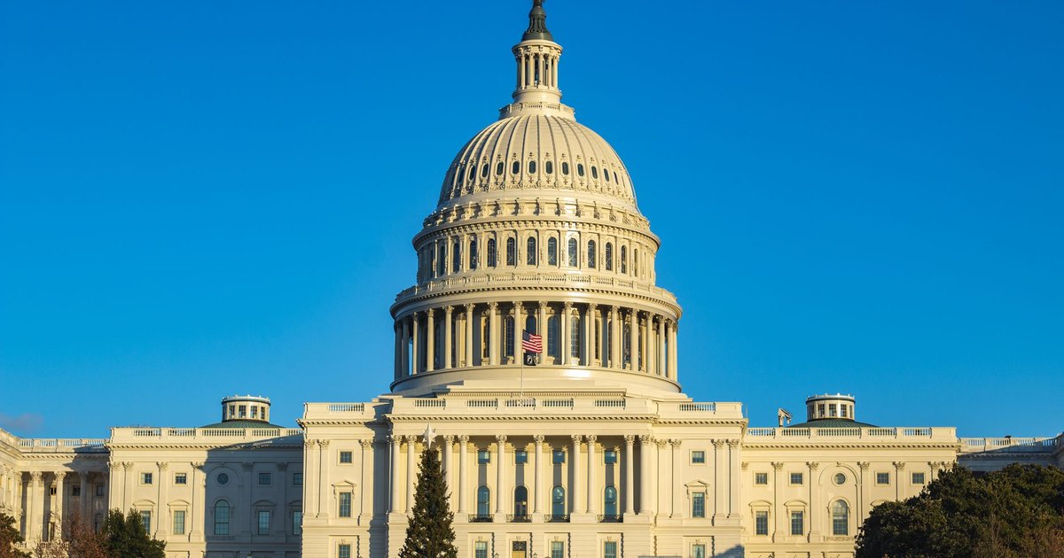 Stunning daytime view of the United States Capitol in Washington, D.C.