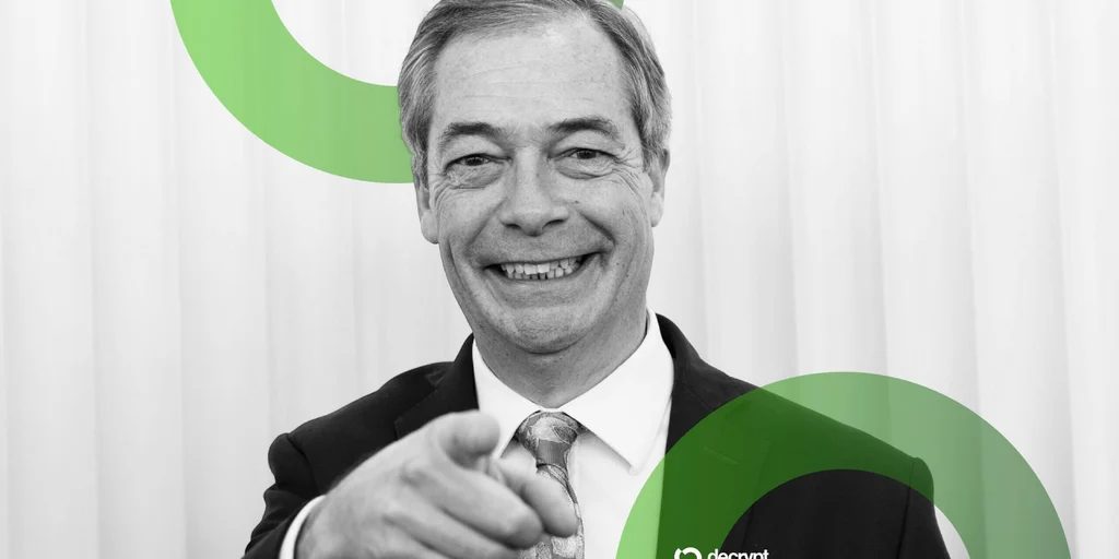 Crypto entrepreneurs donate record £72M to UK Reform party