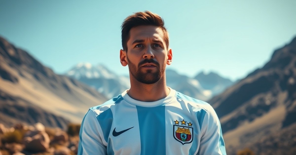 Editorial illustration for: Messi benched for Argentina vs. Jordan; $ARG fan token traders brace for volatility