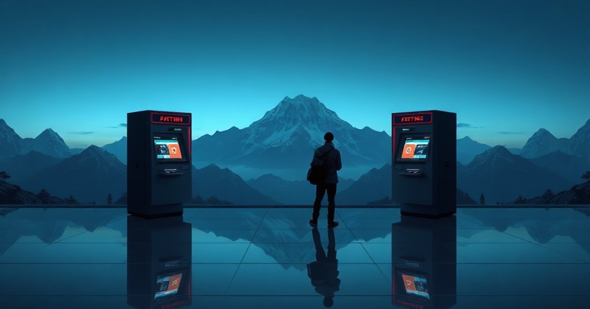 Editorial illustration for: Bitcoin ATMs become final stop in $11B crypto scam pipeline, FBI warns