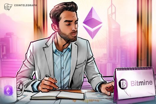 BitMine accumulates ETH to ~5% of circulating supply amid market weakness