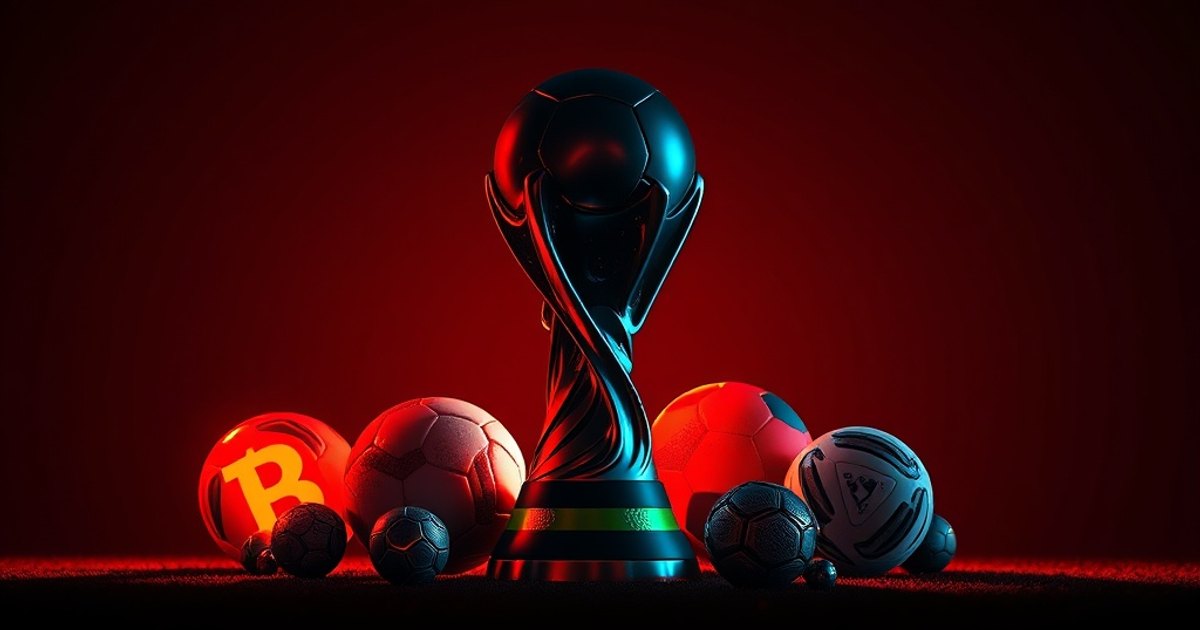 Editorial illustration for: 2026 World Cup hits highest goals-per-game rate since 1970 as crypto partnerships surge