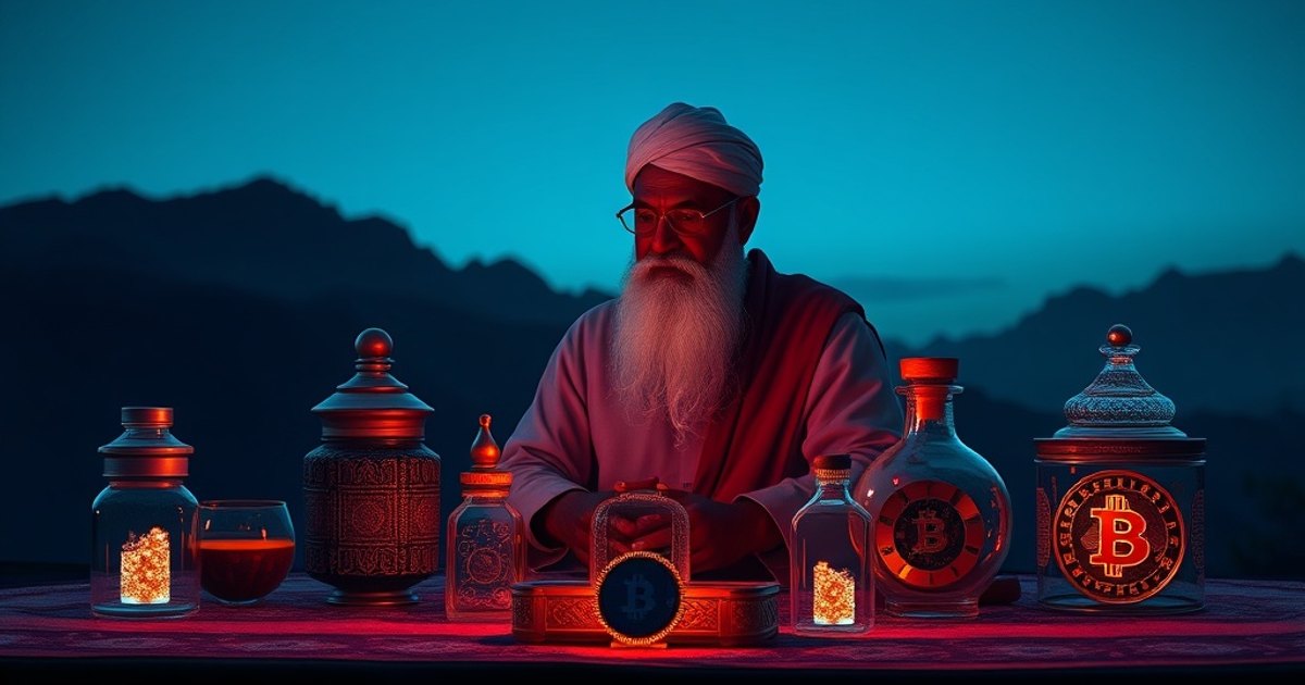 Editorial illustration for: Pakistan crypto regulator seeks dialogue with Islamic scholar after anti-crypto ruling