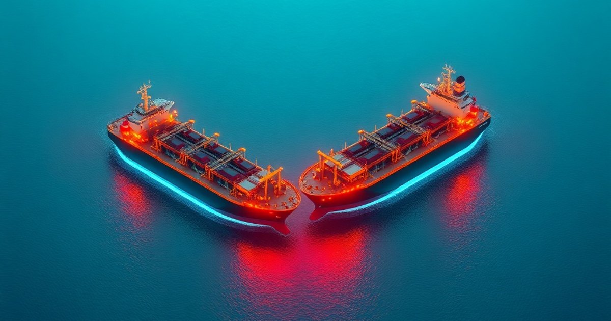 Editorial illustration for: Houthi attacks on Saudi tankers push oil prices to six-week highs