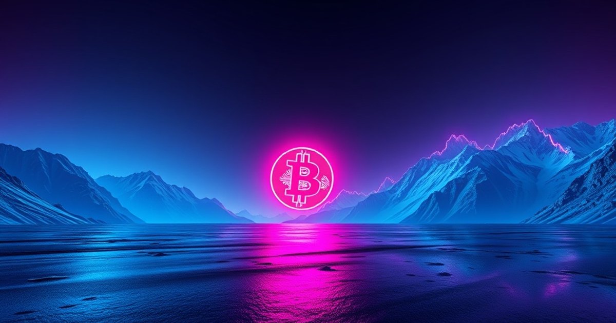 Editorial illustration for: Bitcoin left behind as geopolitics and AI dominate market sentiment