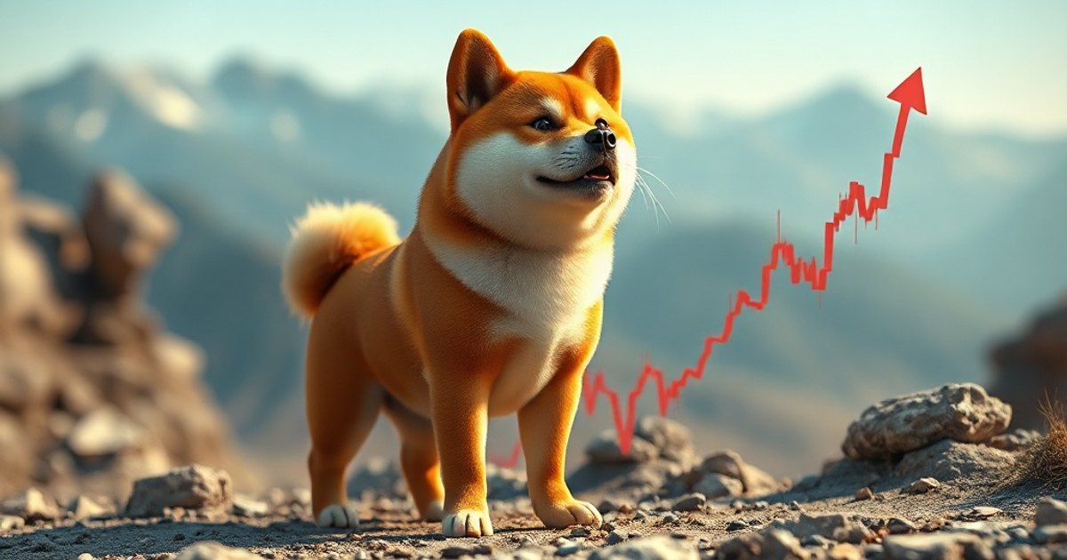 Editorial illustration for: Shiba Inu, XRP Test Key Resistance as Momentum Cools