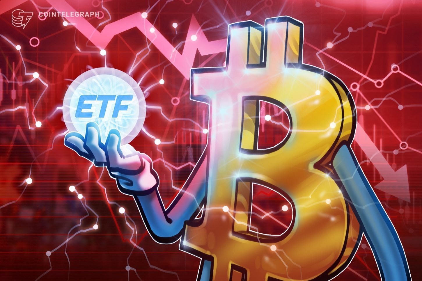Bitcoin ETF inflows reverse after 9-day streak; assets dip below $100B
