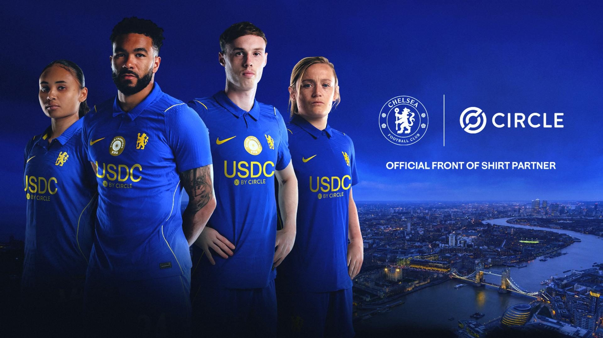 Circle's USDC becomes first crypto sponsor on Premier League jersey
