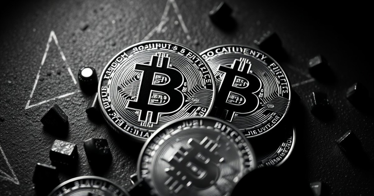 Editorial illustration for: Bitcoin holds near $77,700 as analysts identify $75,000 support after liquidation wave