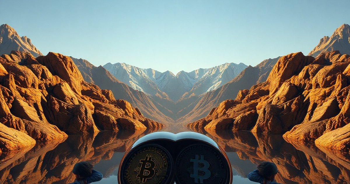 Editorial illustration for: Bitcoin starts its first gapless CME week as the market searches for a new signal