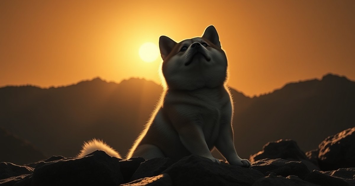 Editorial illustration for: Shiba Inu surges 36% on Korean exchange volume, no catalyst in sight